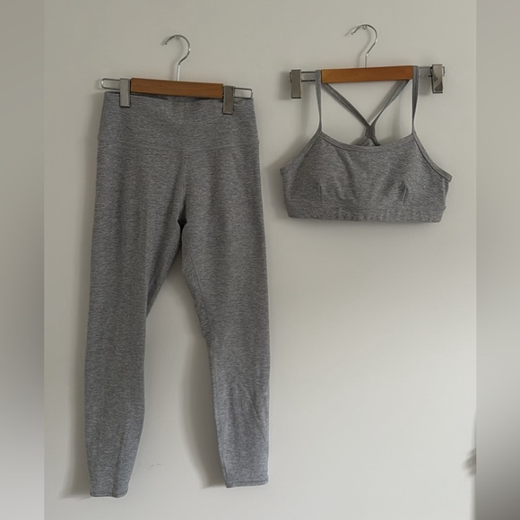 ALO Yoga Other - Alo 2-Piece Matching Set Heather Grey